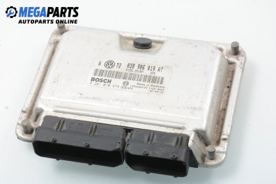 Компютър двигател за Volkswagen Golf IV Hatchback (08.1997 - 06.2005) 1.9 TDI, 101 к.с., № 038 906 019 AT / Bosch 0 281 010 974
